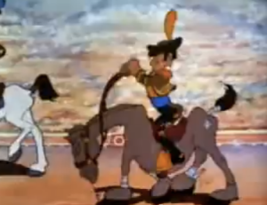 Skärmdump från Disney's "Tjuren Ferdinand".